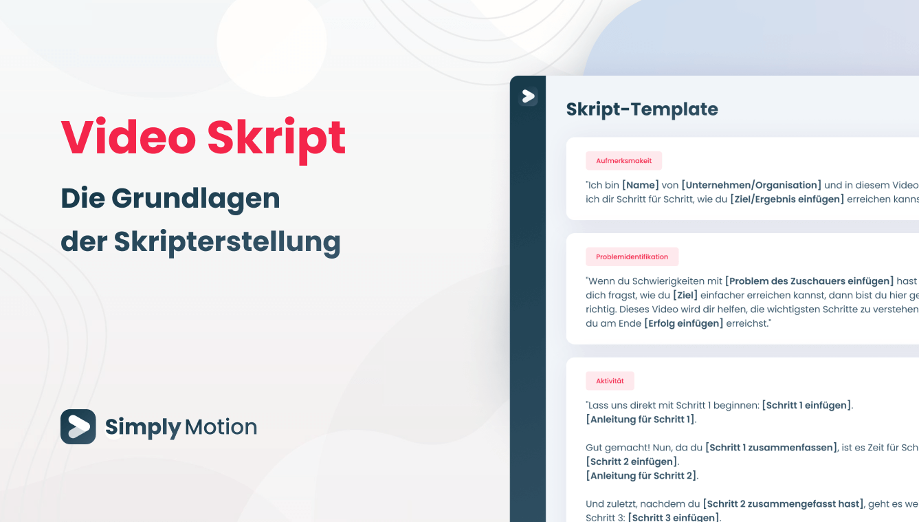 So erstellst du ein effektives Skript für professionelle Videos